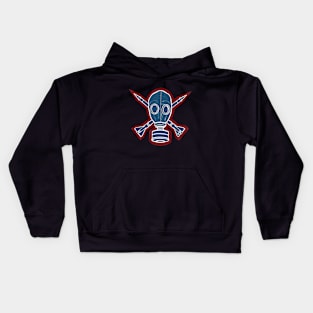 Gas Mask & Crossed Missiles Kids Hoodie